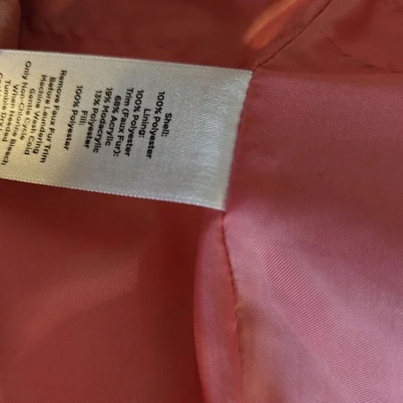 Stylish Warm Pink Talbot's Winter Coat - Picture 15 of 16